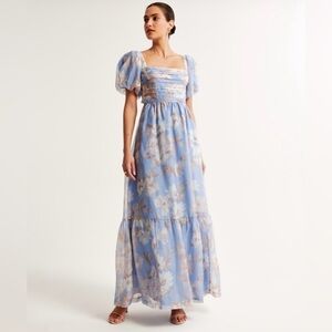 A&F Emerson Drama Bow-Back Maxi Dress